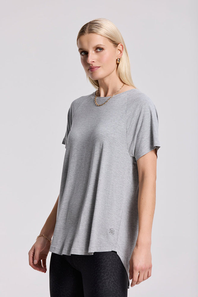 Deblon Sports Modal T-Shirt Feline Grau Model 3
