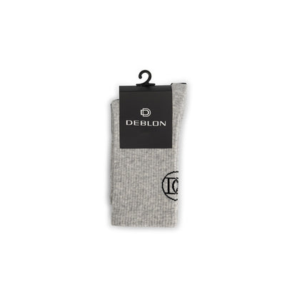 Deblon Sports Socken 2-er Pack mit Logo Grau Unisex