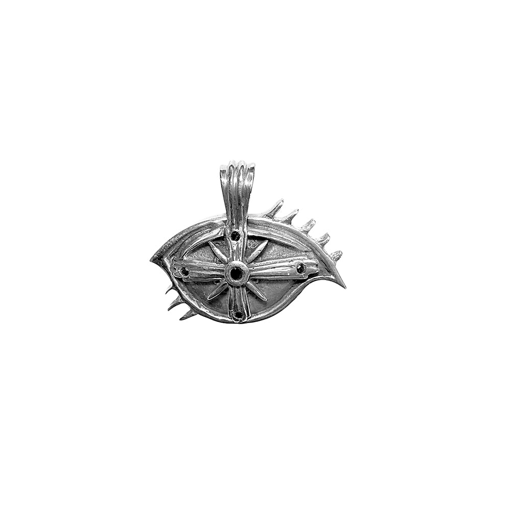 Elfcraft Anhänger Auge The Third Eye View Sterling Silber Onyx Unisex