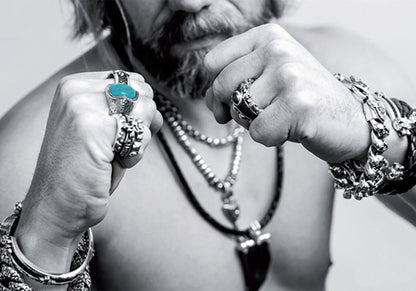 ELFCRAFT | Ring | Skull Frames | Garnet