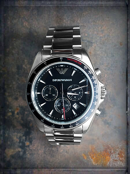 Emporio Armani Chronograph Edelstahl Sigma 