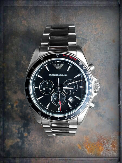 Emporio Armani Chronograph Edelstahl Sigma 