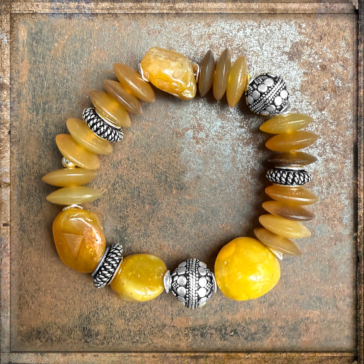 Ethno Armband Carneol Horn Unikat Sterling Silber Schmuck Reichenberger
