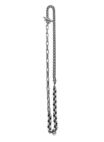 GEM Kingdom Erbskette Verschiedene Kettenelemente 925 Sterling Silber 50 cm Lang