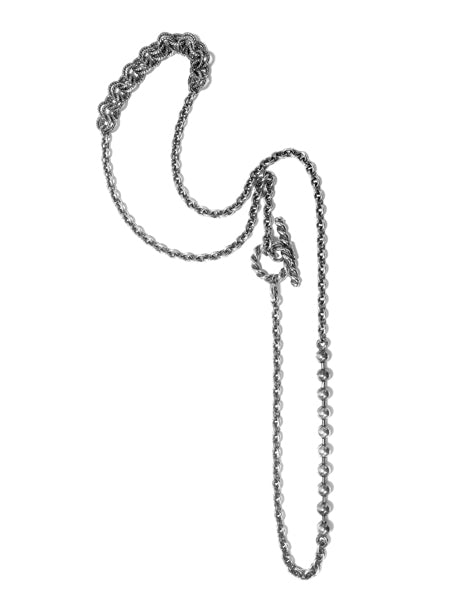 Gem Kingdom Kette 3 Verschiedene Kettenelemente 925 Sterling Silber