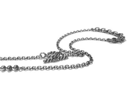 Gem Kingdom Kette 3 Verschiedene Kettenelemente 925 Sterling Silber Detail