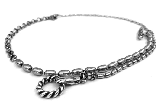 Gem Kingdom Kette Schützende Hand Verschiedene Kettenmuster 925 Sterling Silber