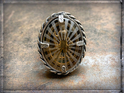 Gem Kingdom Ring Göttin Diana Alchemy of Soul 925 Sterling Silber