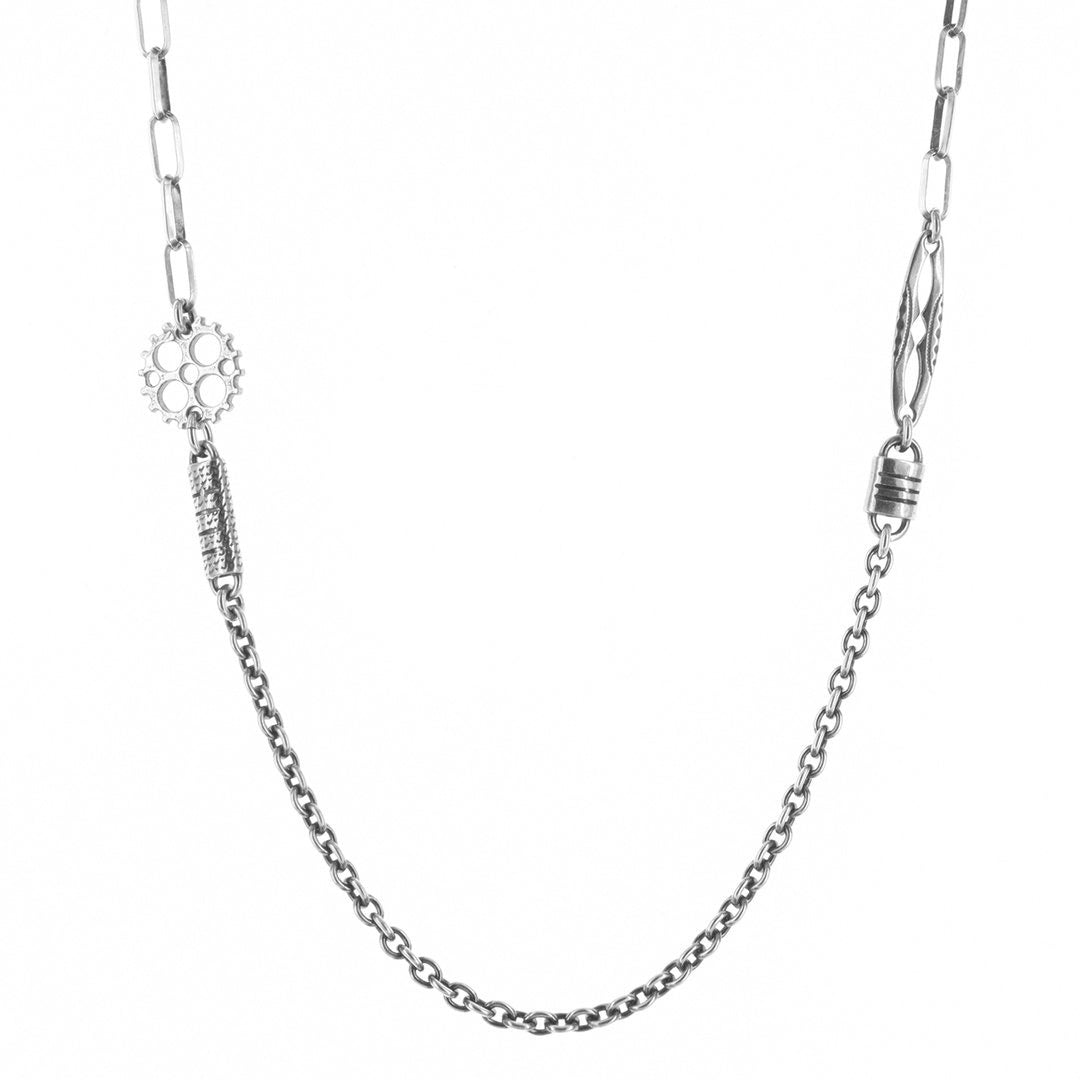 Gem Kingdom Silberkette 925 Sterling Silber Metropolis-Kollektion