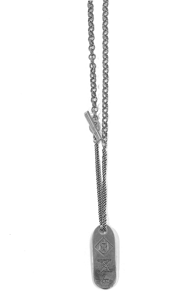 Gem Kingdom Kette Plakette Graviert 925 Sterling Silber Unisex Rebel-Rebel-Kollektion