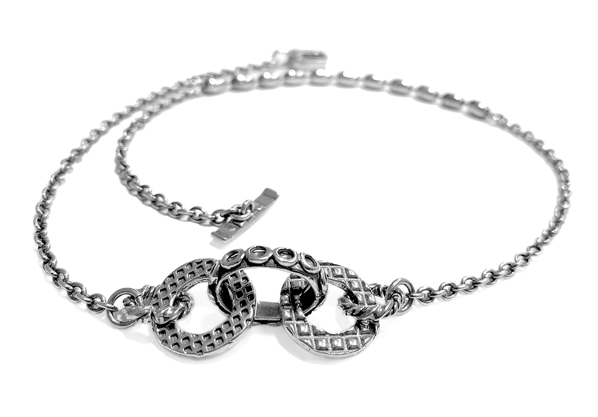 Gem Kingdom Kette Verschiedene Kettenelemente 925 Sterling Silber 45 cm Lang