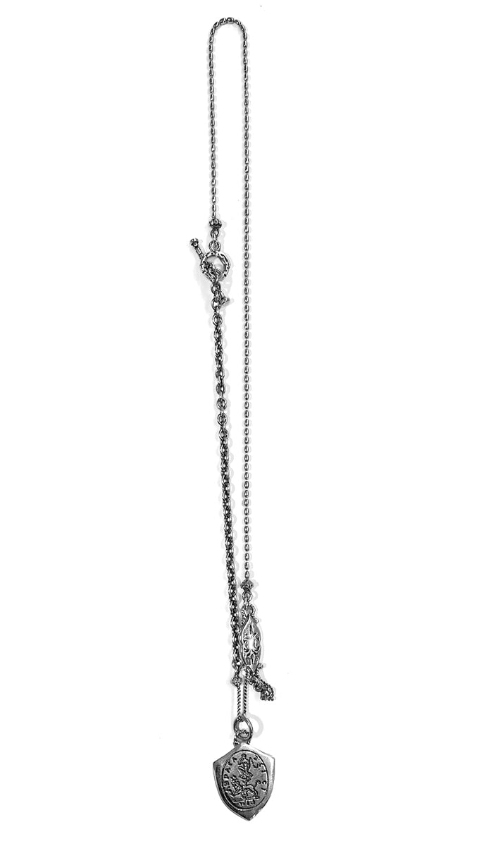 Gem Kingdom Kette Talisman-Anhänger Abraxas 925 Sterling Silber 45 cm Lang
