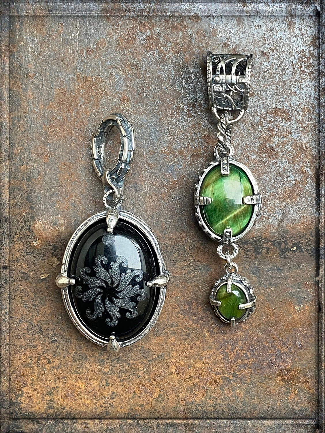 Gem Kingdom Talisman-Anhänger Naturstein Schmuck Reichenberger 925 Silber 