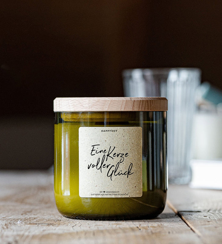 Happysoy Duftkerze Nachhaltig Vegan Eine Kerze Voller Glück