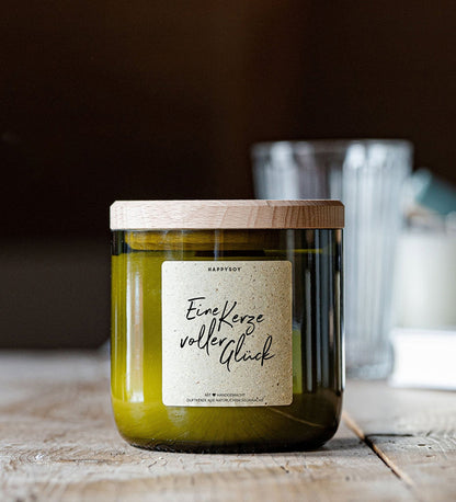 Happysoy Duftkerze Nachhaltig Vegan Eine Kerze Voller Glück