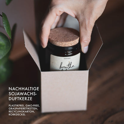 Happysoy Duftkerze Spruchkerze Vegan Nachhaltig Sojawachs