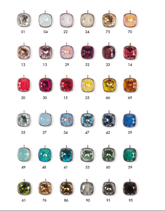 Heide Heinzendorff Wechselsystem-Einhänger Quarzglas Facettiert Varianten 925 Sterling Silber E29