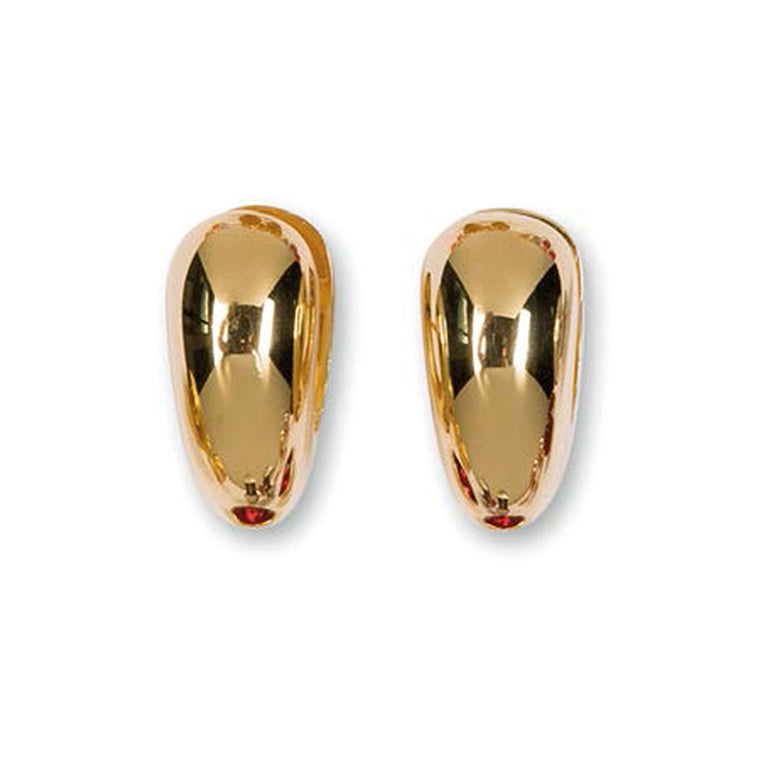 Heide Heinzendorff System-Creolen Hanna Gold Plattiert 925 Sterling Silber 
