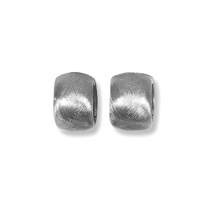 Heide Heinzendorff System-Creolen Mimi 925 Sterling Silber Rhodiniert  Matt