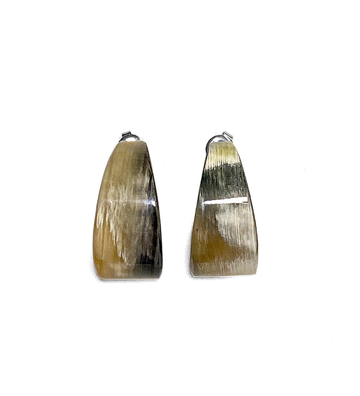 Horncreolen Klein Breit 30 mm Unikat