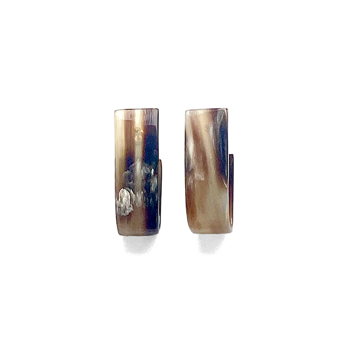 Horncreolen Oval Breit 40 mm Unikat