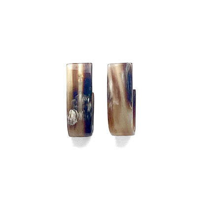Horncreolen Oval Breit 40 mm Unikat