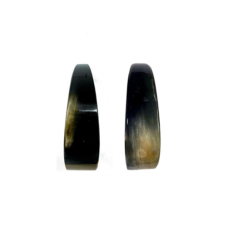 Horncreolen Unikat 50 mm Silber