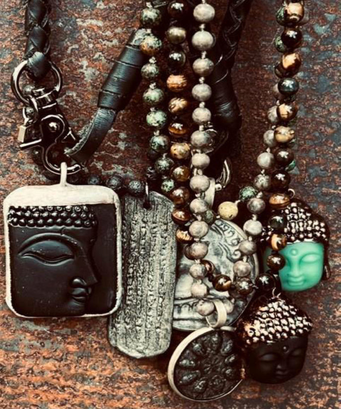 ICON Design Living Buddhaketten Natursteine Unisex