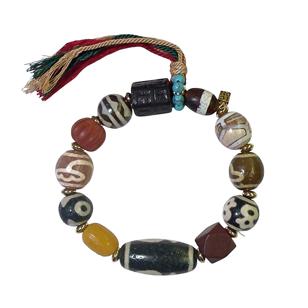 ICON Design Living Armband Java Quaste Tibetian Stein Mix