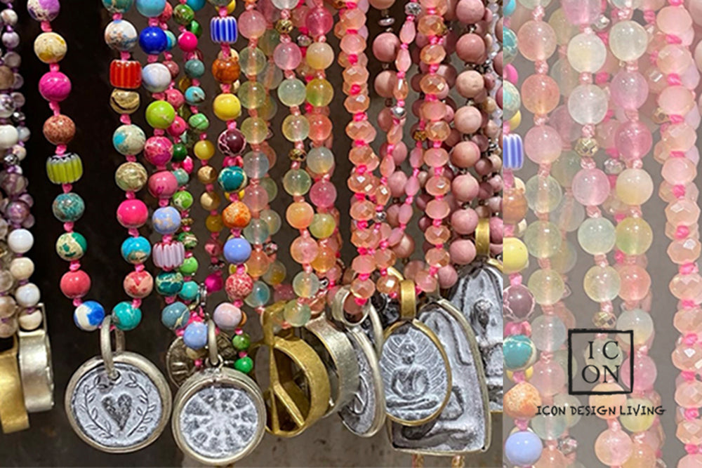 ICON Design Living Buddhaketten Bunt Schmuck Reichenberger Onlineshop