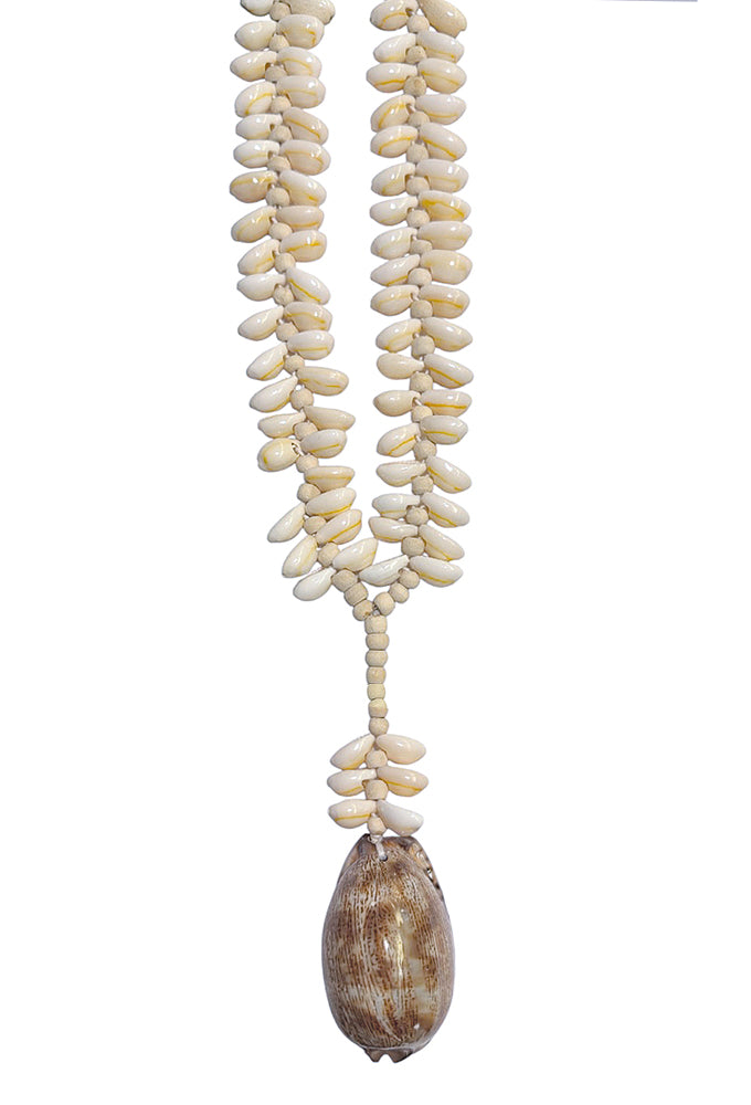 ICON Design Living Muschelkette Großer Tigerkauri-Anhänger 90 cm
