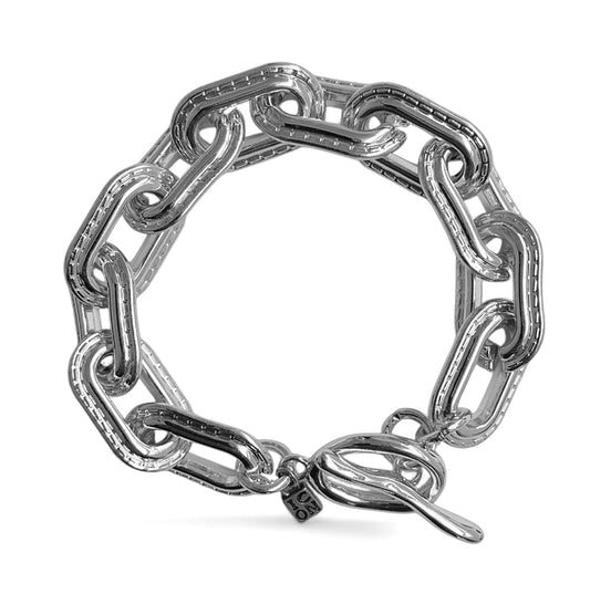 ICON Design Living Gliederarmband Milano Versilbert