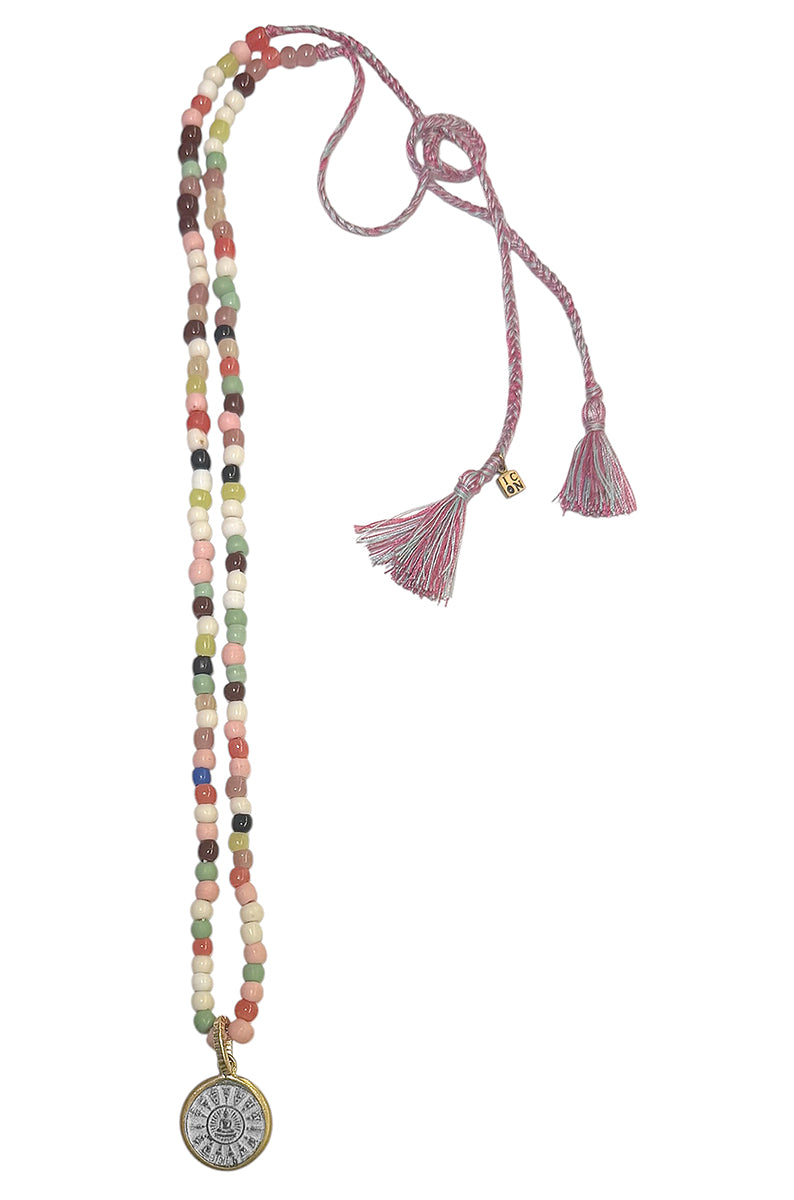 ICON Design Living Buddhakette Goa Quaste Multicolor Längenverstellbar
