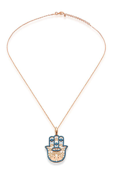 Kette | Hamsa Necklace | Turquoise