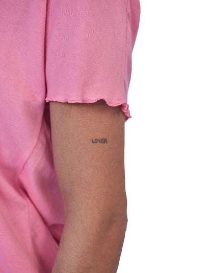 Love Joy Victory T-Shirt Adela Bio-Baumwolle Modal-Mix Watermelon Rüschen-Wellennaht Detail 2