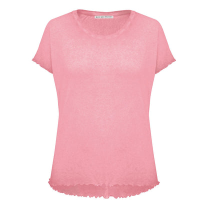Love Joy Victory T-Shirt Adela Bio-Baumwolle Modal-Mix watermelon Rüschen-Wellennaht