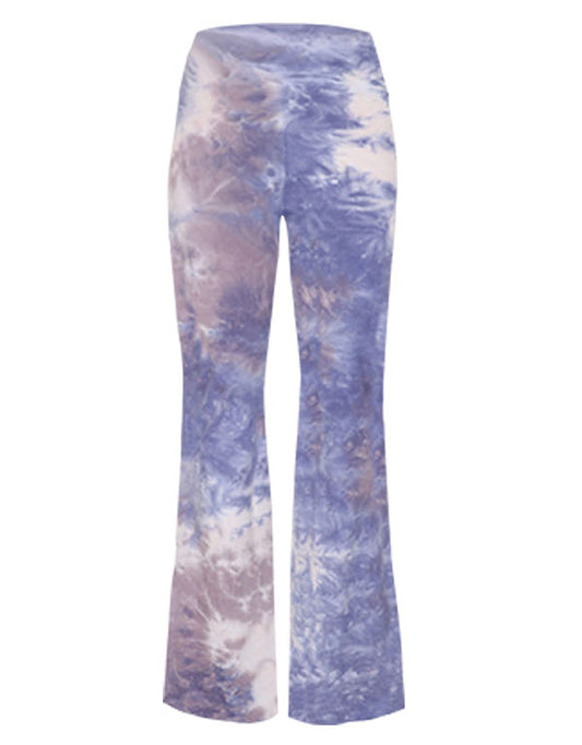 Love Joy Victory Batik Sweatpants Kala Flared Schlaghose Ausgestelltes Bein Multicolor Bio-Baumwolle