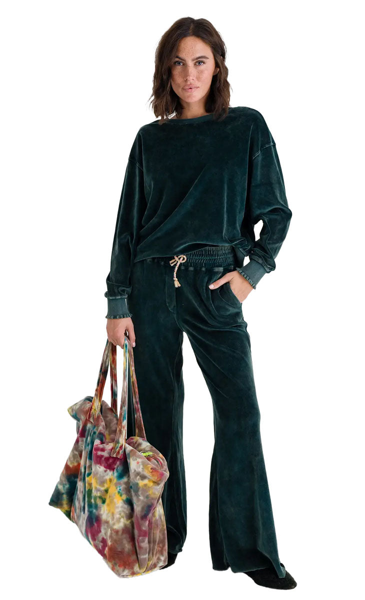 Love Joy Victory Batik-Tasche Gioia Velvet-Stoff Rainbow Bio-Baumwolle Model