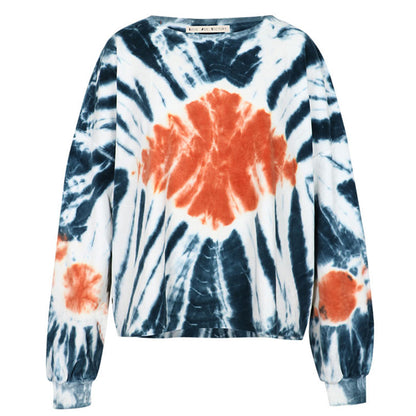 Love Joy Victory Batik Sweatshirt Lulu Samt-Haptik 100% Bio-Baumwolle Oversize Multicolor