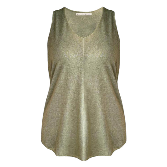 Love Joy Victory Glitter Top Lua Modal Bio-Baumwolle-Mix Frog Khaki A-Form