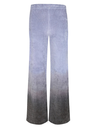 Love Joy Victory Dip-Dye Sweathose Bajna Farbverlauf Samt-Haptik Velvet-Stoff 100% Bio-Baumwolle Relaxed-Fit Ausgestelltes Bein Flared