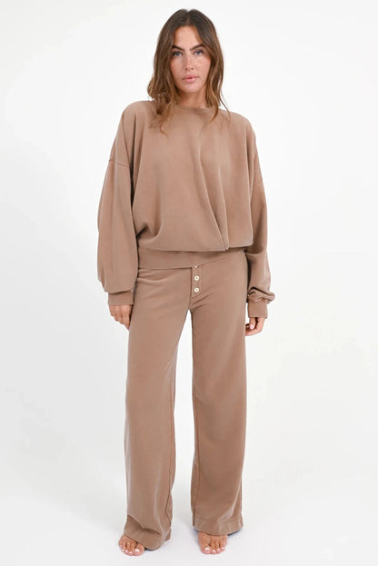 Love Joy Victory Sweatpants Albany Hazelnut Model 2