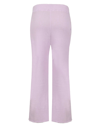 Love Joy Victory Sweathose Mayari Lilac Bio-Baumwolle Ausgestelltes Bein Relaxed-Fit Rückseite