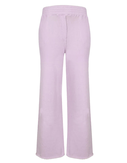 Love Joy Victory Sweathose Mayari Lilac Bio-Baumwolle Ausgestelltes Bein Relaxed-Fit
