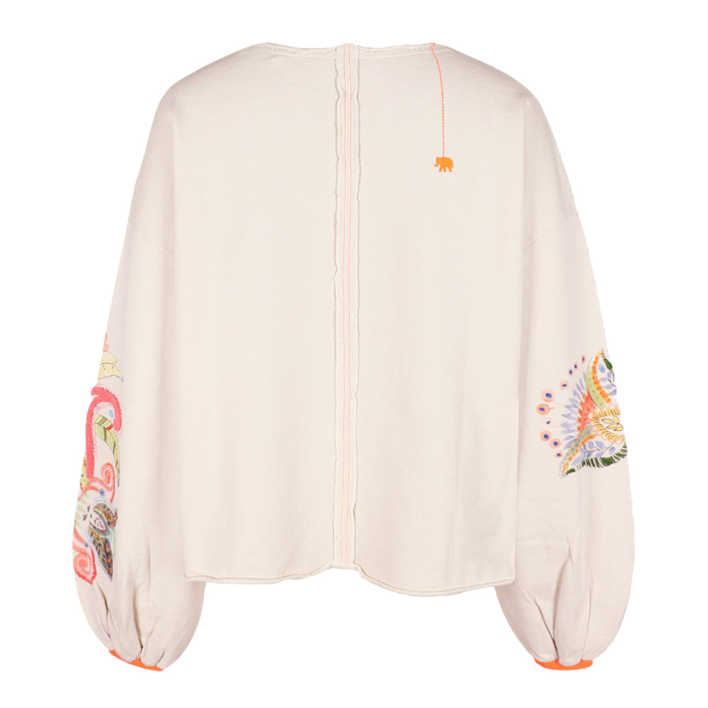 Love Joy Victory Sweatshirt Alamosa Stickerei Chalk Rückseite