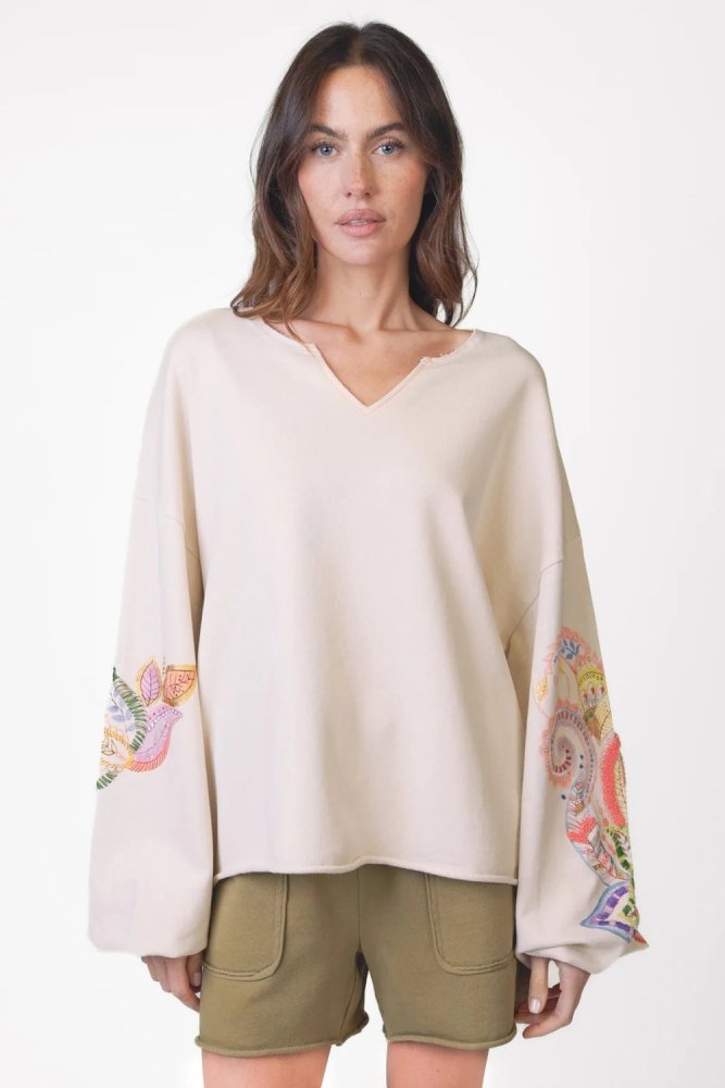 Love Joy Victory Sweatshirt Alamosa Stickerei Chalk Model 3