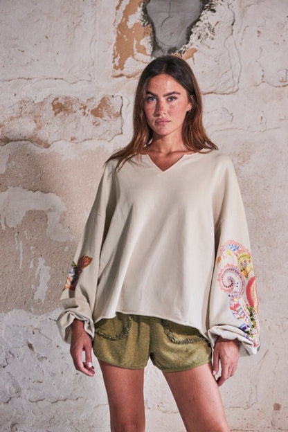 Love Joy Victory Sweatshirt Alamosa Stickerei Chalk Model 4
