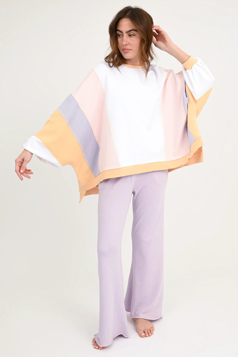 LOVE JOY VICTORY | LJV | Sweatshirt Oversize IZAR STRIPE | Organic Cotton