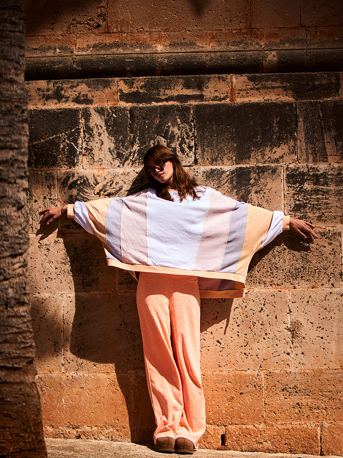 LOVE JOY VICTORY | LJV | Sweatshirt Oversize IZAR STRIPE | Organic Cotton
