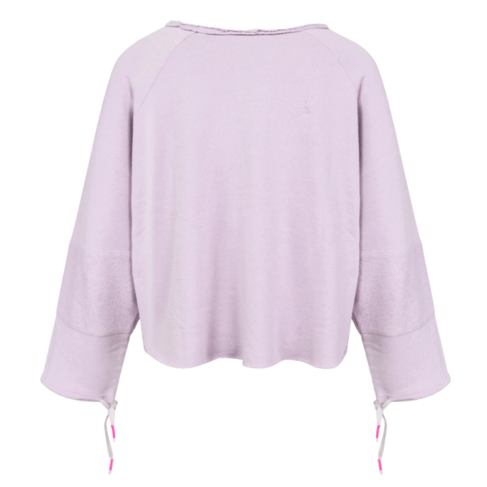 Love Joy Victory Sweatshirt Sorila Lilac Bio-Baumwolle Rückseite